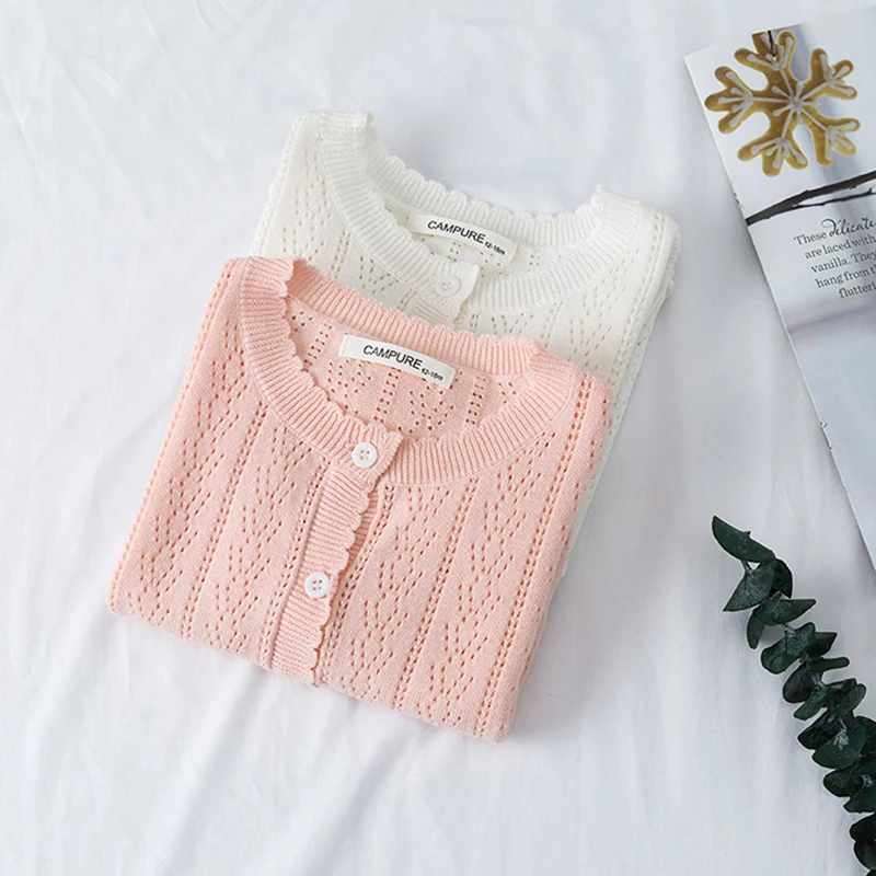 Кардиган для маленьких мальчиков и девочек тонкое пальто вязаный свитер с