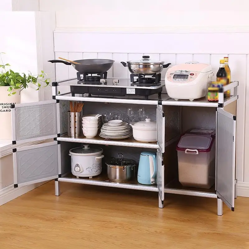 

Para Cajones Tea Dolap Kaplama Sideboard For Room Aluminum Alloy Meuble Buffet Cabinet Mueble Cocina Kitchen Furniture Cupboard