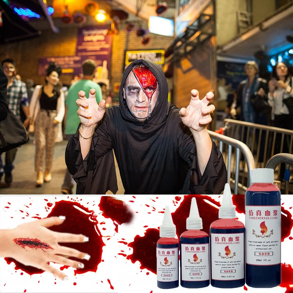 200 мл Поддельные Гель крови трубки ужас костюм реквизит Хэллоуин вечерние