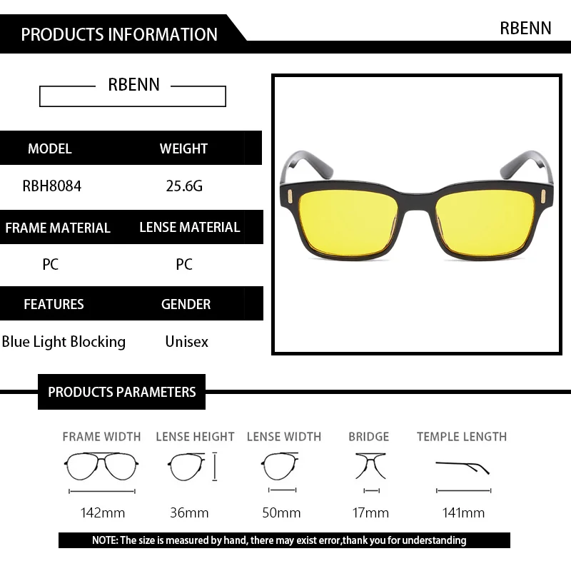 Очки RBENN с блокировкой сисветильник для мужчин и женщин аксессуар работы за