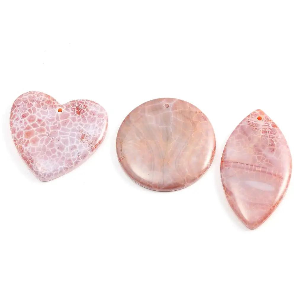 

5Pcs Natural Stone Pendants Round Shape Slice Agates Necklace Pendant for Women Jewelry Making Necklace DIY Reiki Heal Gifts