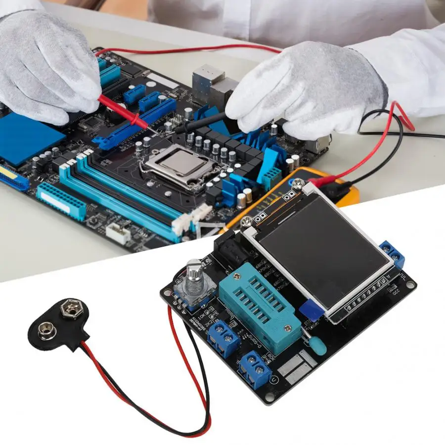 

GM328 Finished Small Screen Transistor Tester Frequency Voltage Measurement PWM Generator Transistor Meter