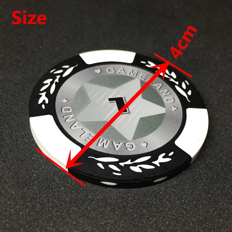 L.TANG покерные чипсы 10 шт./лот глина внешняя железная внутри Техасский покер