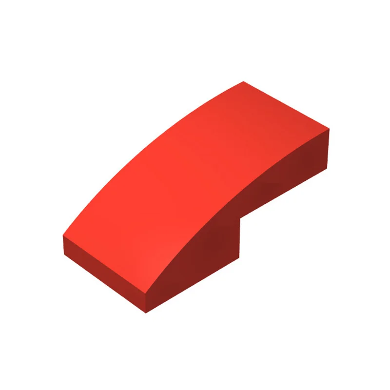 

MOC Bricks Slope Curved 2 x 1 No Studs fit with 11477 DIY Educational Building Blocks Toys for children best gifts 100PCS/pack