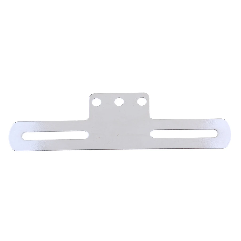 

Motorcycle License Plate Frame Holder Tail Rear Light Mount Bracket for Silver
