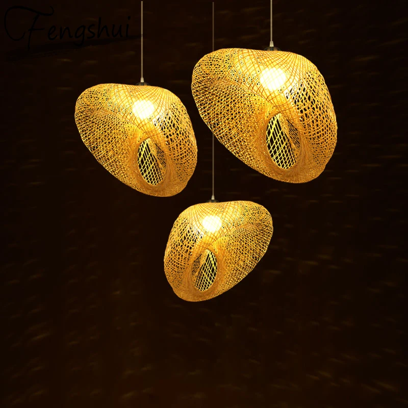 

Деревянные светодиодсветодиодный подвесные светильники Юго-Восточной Азии, подвесные светильники в стиле арт-деко, подвесные светильники для столовой, гостиной, ресторана, отеля, спальни, Подвесная лампа