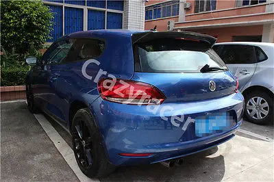 Серый праймер Scirocco спойлер на заднюю крышу для Volkswagen VW Non R 2008 2014 O Style|lip spoiler|rear roof
