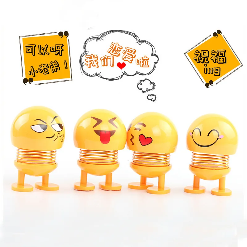 Симпатичная креативная вебчатая смайликовая Весенняя кукла с головой игрушка