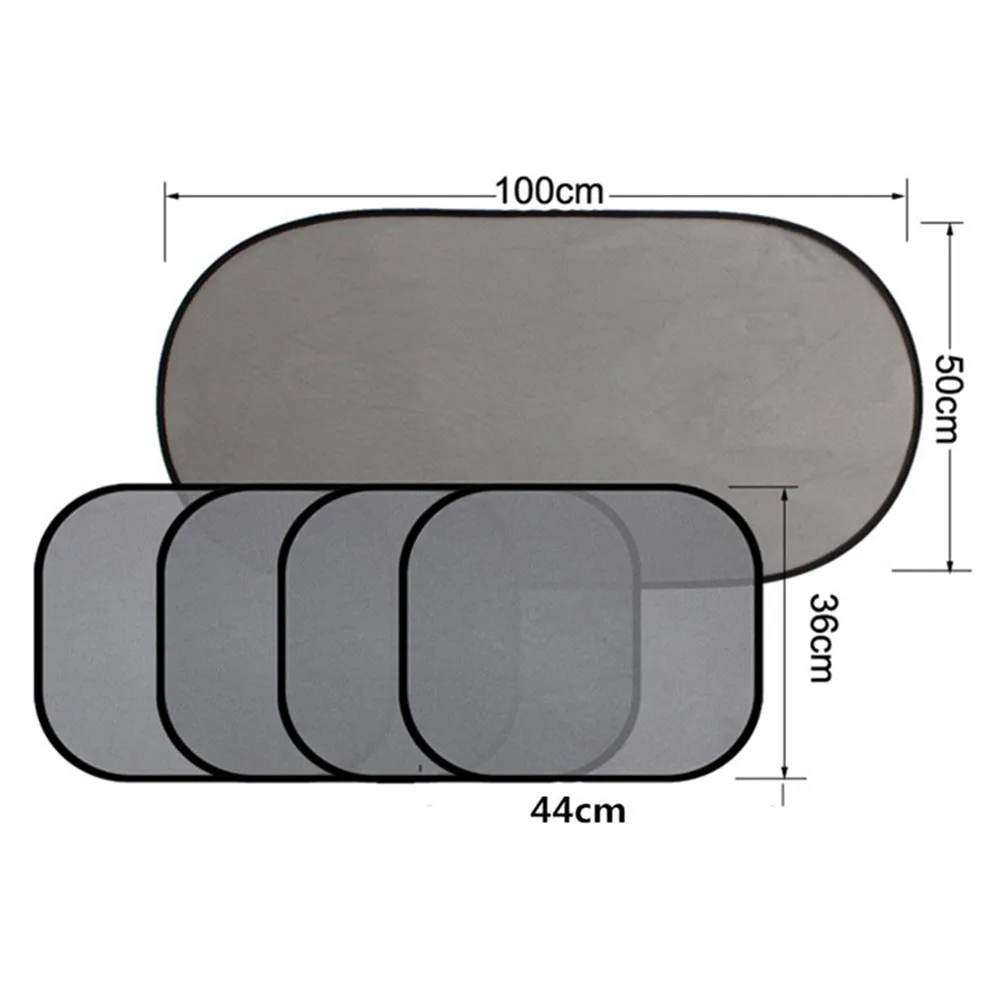 5 шт./компл. Солнцезащитная шторка для автомобиля с роликовым механизмом крышка