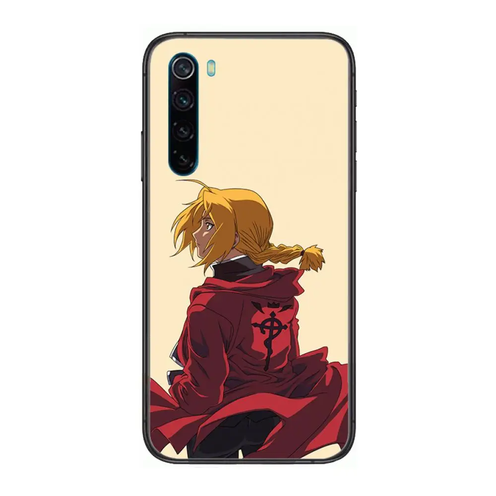 

Personality animation case cartoon Phone Case For XiaoMi Redmi Note 9S 8 7 6 5 A Pro T Y1 Anime Black Cover Silicone Back Pret