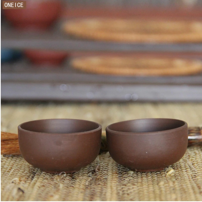 Чашка из исинской глины настоящие фиолетовые глиняные чашечки - Цена: 2 044,93 руб.