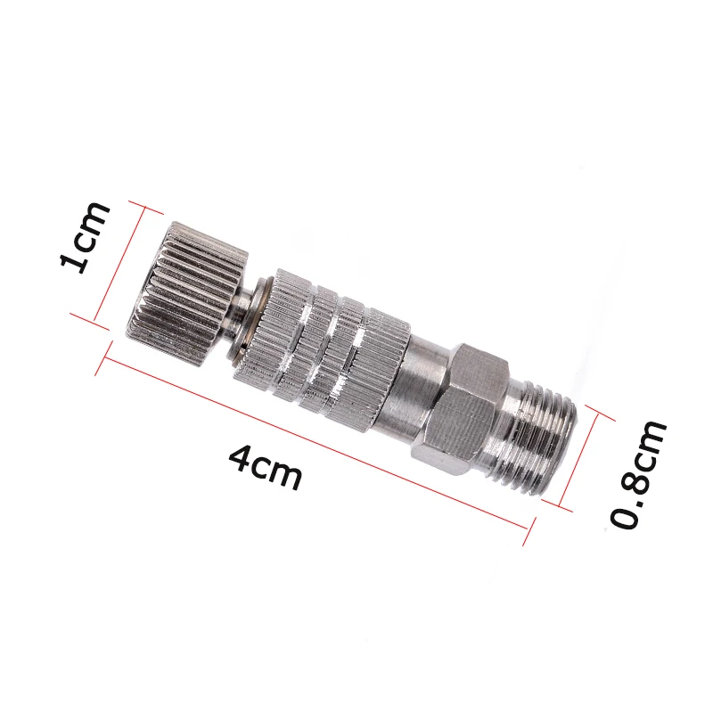 

1/8inch Airbrush Quick Release Adaptor Steel Fitting Coupling Connector Durable Power Accessories for Rapid Tracheal Connection