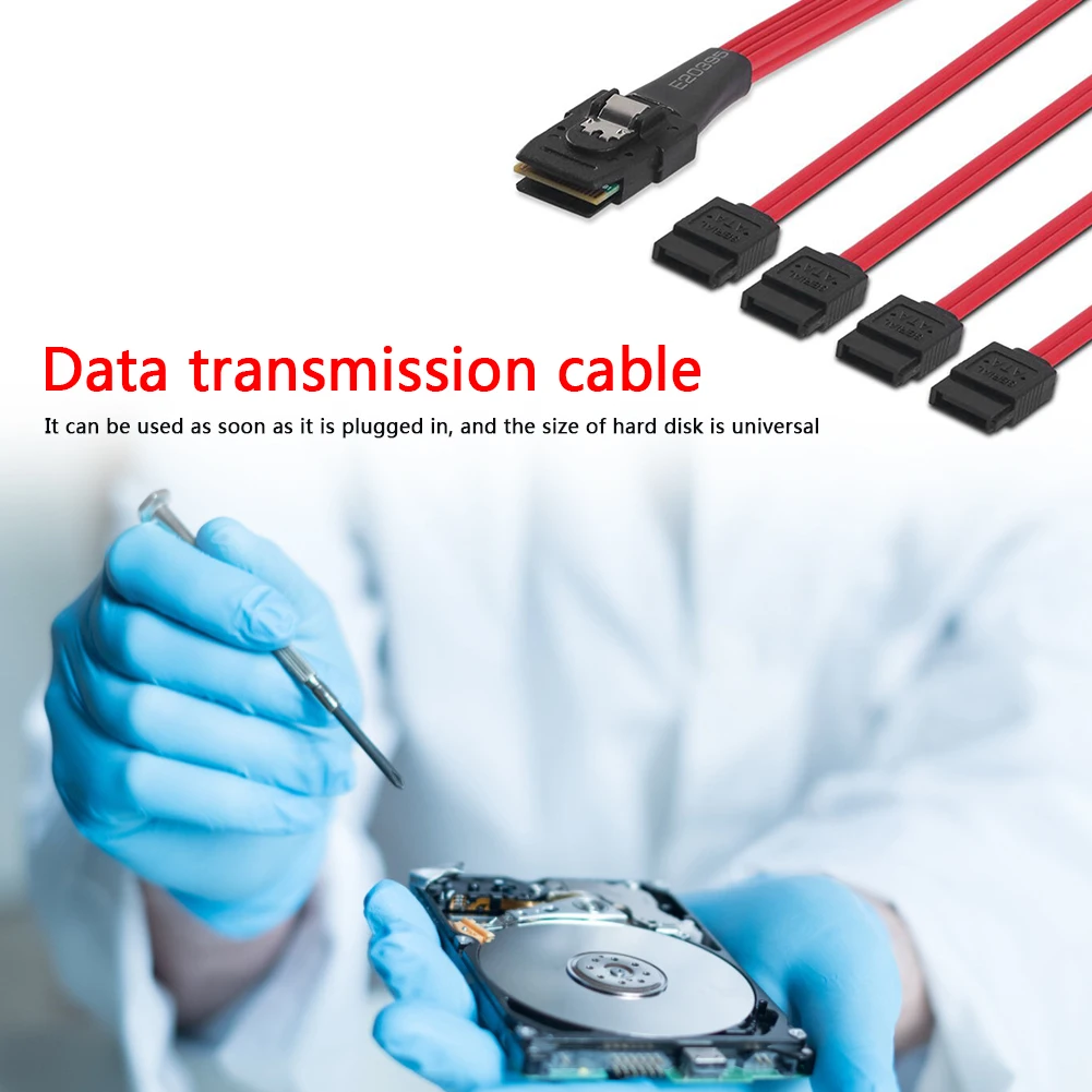 0 5 м 1 Внутренняя Mini SAS SFF 8087 36 Pin типа папа для 4 SATA 7 контактный разъем вперед
