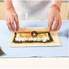 Бамбуковый Коврик для суши, рисовый онигири, роликовые коврики для вращения, кухонные принадлежности, принадлежности для рулона, полезные для здоровья дома, кухонные принадлежности для суши