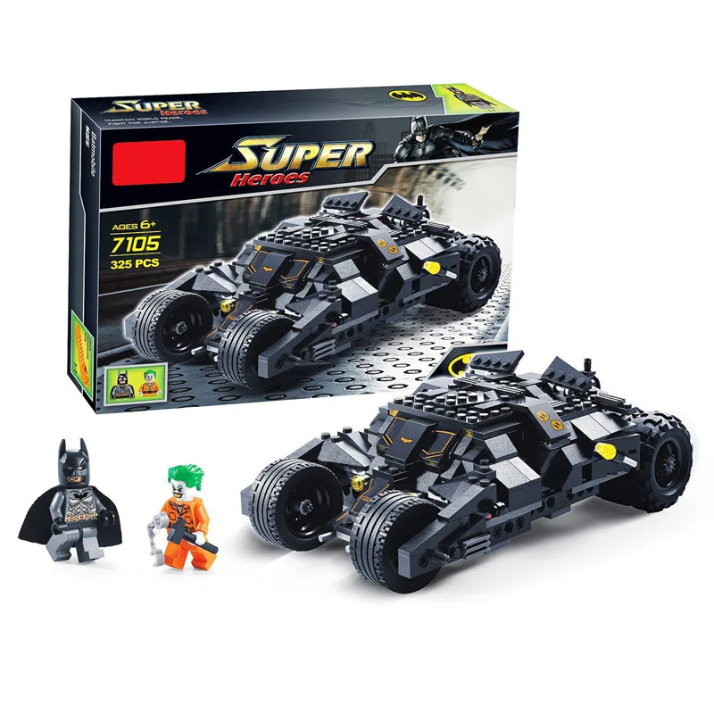 Супергерой Бэтмен и Джокер летучая мышь Legoed модель строительные блоки для детей