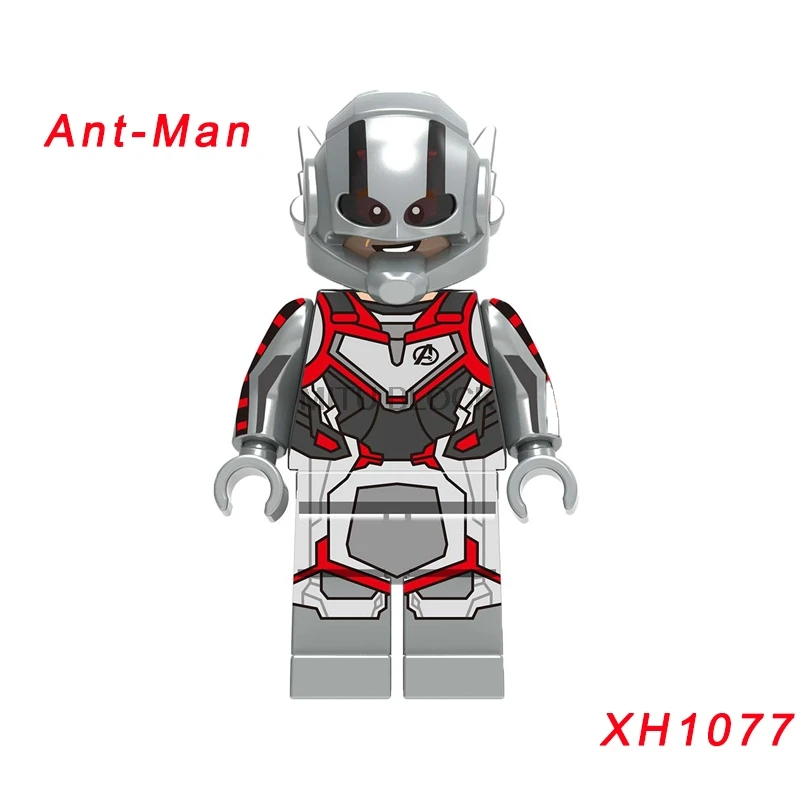 xh1077 Single Sale Avengers 4 End Game Space Suit With Micro Figures Tony Stark Thor Hawkeye For Children Toys Building Blocks - Цвет: xh1077