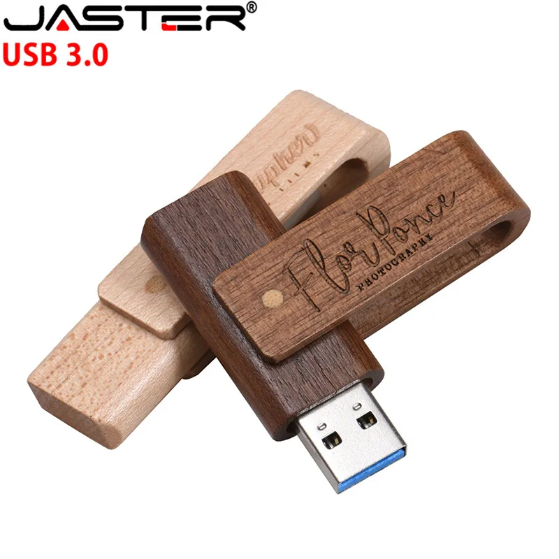 JASTER USB3.0 логотип клиента деревянный флеш-накопитель деревянная Флешка 4 ГБ 8 ГБ 16 ГБ 32 ГБ 64 Гб карта памяти(более 5 шт. бесплатный логотип