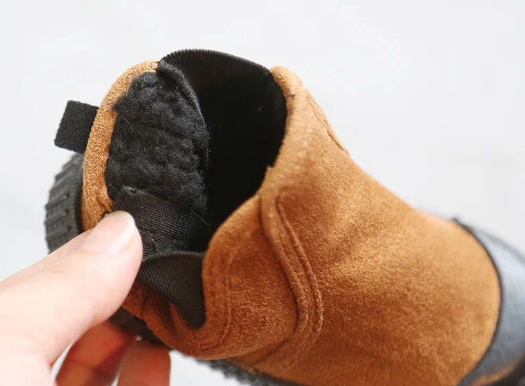 2019 Winter New Children's Warm Cotton Shoes Newborn Baby Boys Girls Snow Boots Pure Color Toddler 2-7 Years | Мать и ребенок