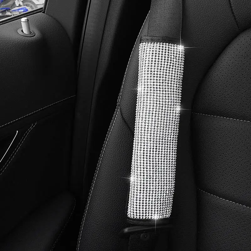 Onever Bling Стразы автомобильные чехлы для автомобильных ремней безопасности со