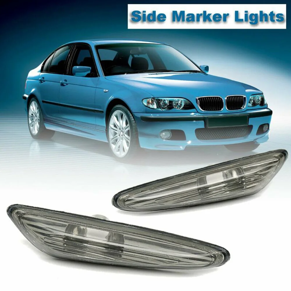 

1 pair Side Marker Light 12V 55W For BMW 3 Series E46 2000-2005 PMMA Car Indicator Lamp Replacement Accessories
