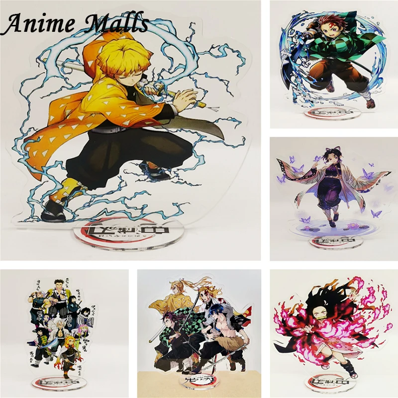 

Anime Demon Slayer: Kimetsu No Yaiba Kamado Tanjirou Kamado Nezuko Acrylic Stand Figures Plate Holder Model Plate Decor Gift