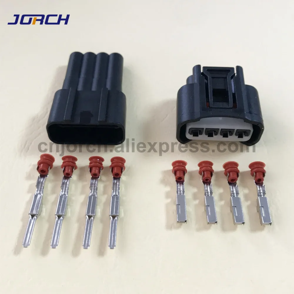1 set Male Female 1 Набор 4 Pin зажигания вилка катушки автоматический кабель Разъем 7283-7449-30 11885 для TOYOTA COROLLA VIOS COROLLA CAMRY Highlander RAV4 - Цвет: 1 set Male Female