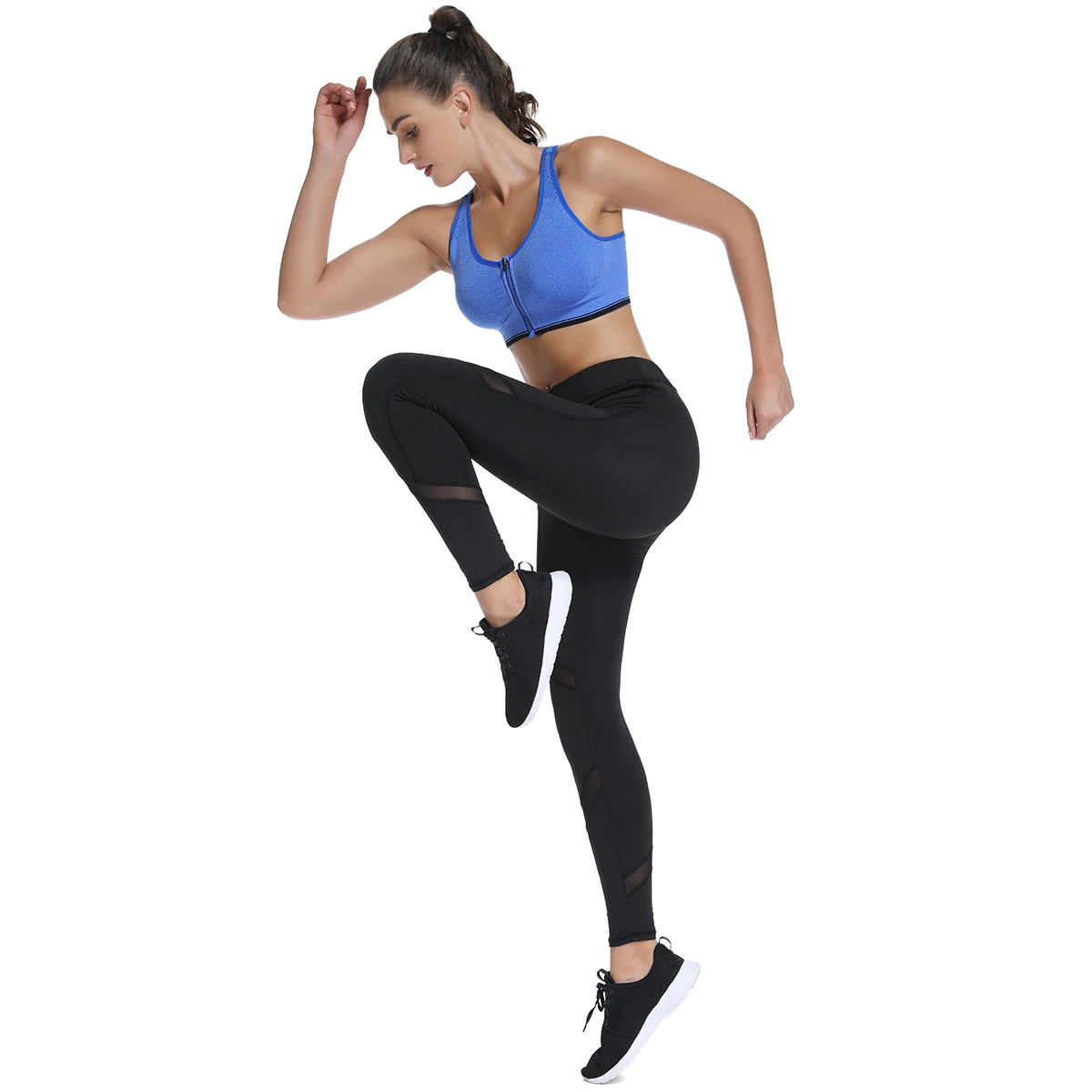 Женские штаны леггинсы для фитнеса с карманами пуш ап брюки карандаш Femme