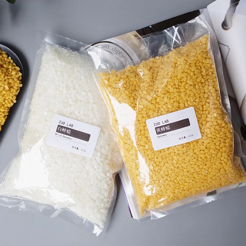 Натуральный белый пчелиный воск ручной работы 100 г/500 г ароматические свечи