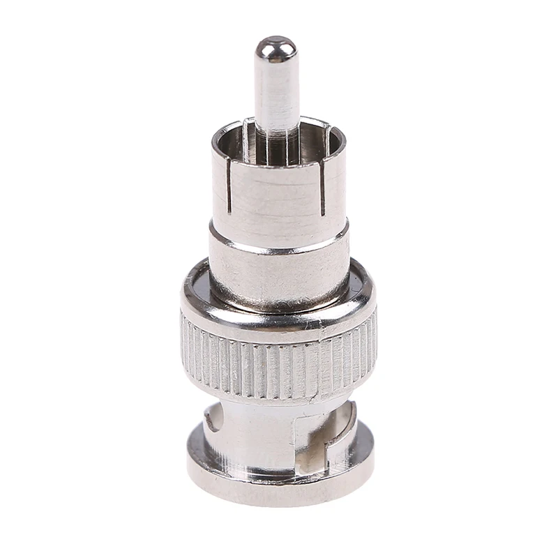 

2 Pcs/lot BNC Male To RCA Male Coax Connector Adapter Cable Coupler For Cctv Camera Wholesale