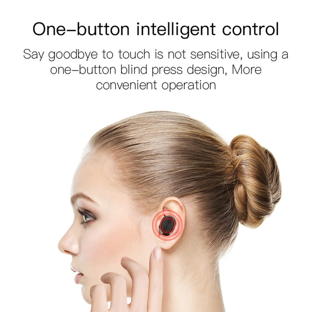 CARPRIE Bluetooth V5 EDR гарнитура Twins Беспроводные с зарядным боксом стерео спортивные