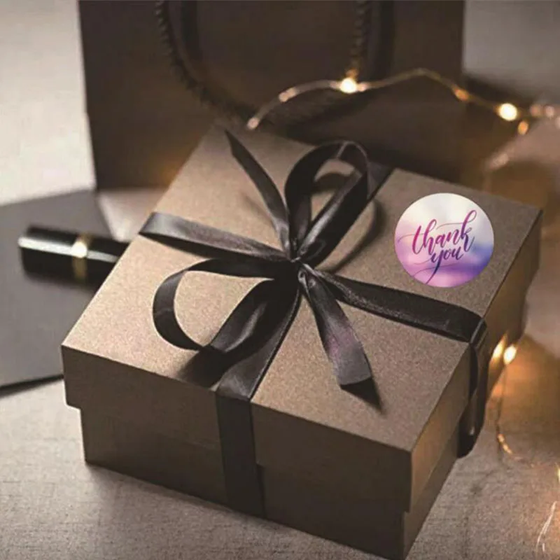 500 шт./рулон взрыв Стиль прокрутки уплотнение Стикеры персонализированные