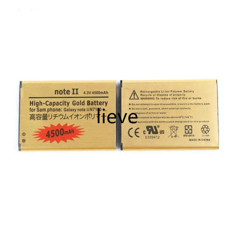 4500 мАч EB595675LU Замена батареи для samsung Galaxy Note 2 Note2 II N7100 N7102 GT N7105 сотового
