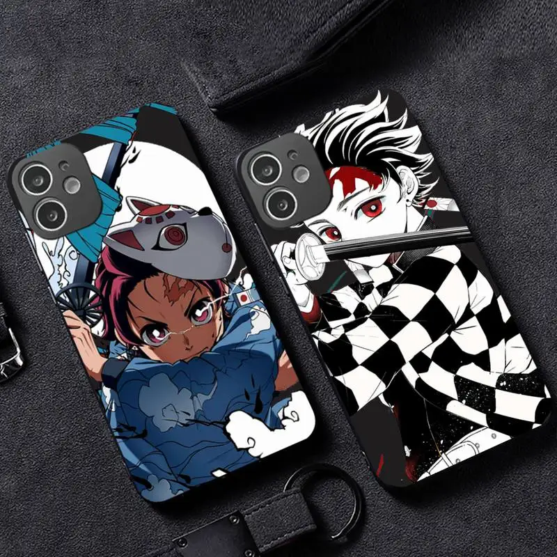 

Demon Slayer Phone Case for iPhone 12 11 mini pro XS MAX XR 8 7 6 6S Plus X 5S SE 2020