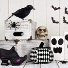 1 шт. Рождественское украшение, Имитация Черной вороны, искусственное животное, Рождественское украшение, реквизит для вечеринки на Хэллоуин, страшные декоративные принадлежности