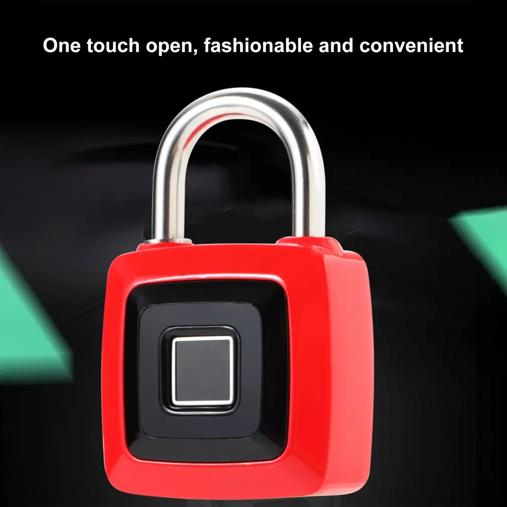 BT умный замок отпечатков пальцев без ключа USB Перезаряжаемый Быстрый