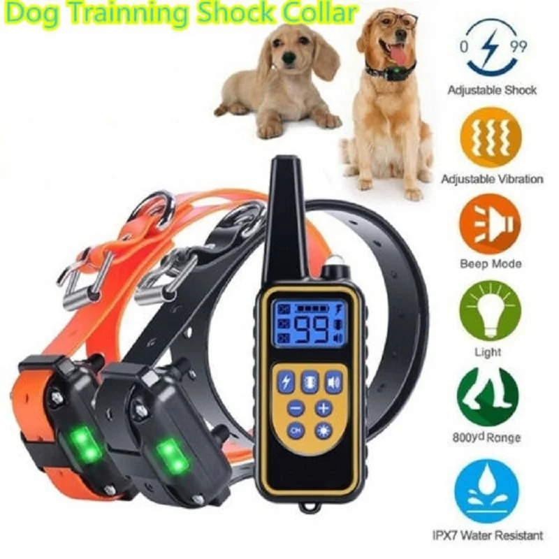 Ошейник для дрессировки собак с дистанционным управлением водонепроницаемый