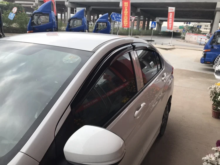Пластиковый козырек для окна HONDA City 2015 2016 2017 2018 оттенки на вентиляционные