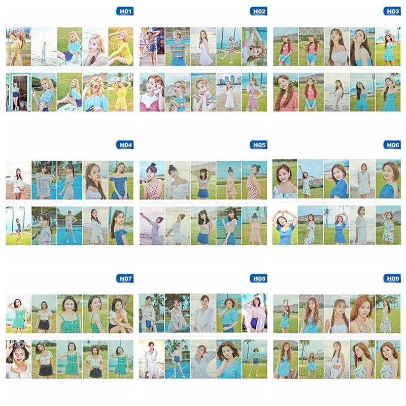10 шт./компл. Kpop два раза фото Stikcy карта Sana Nayeon HD фотостудия стикер Mina карты с кристаллами стикер
