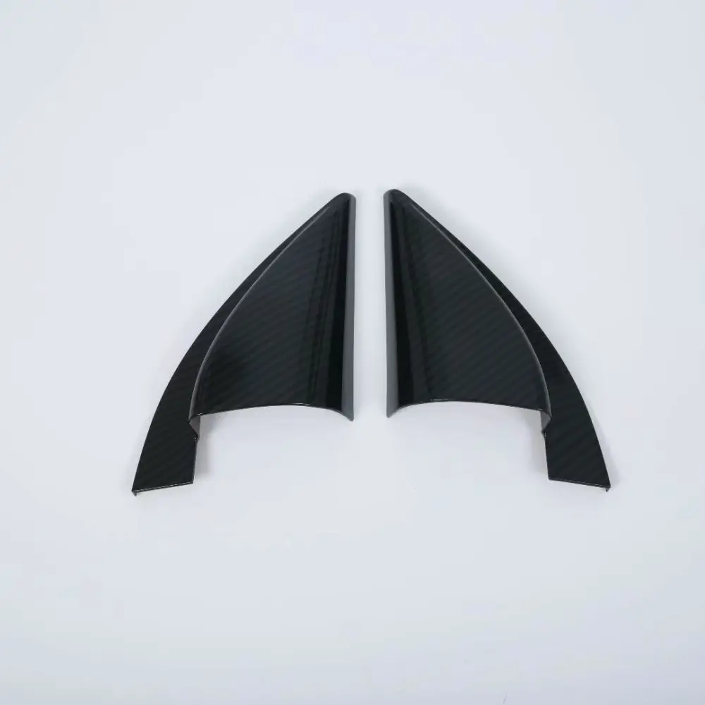 

Для Hyundai Kona Encino Kauai 2020 2019 2018 внутренняя треугольная крышка столбика для передней двери окна автомобиля отделка стикер аксессуары