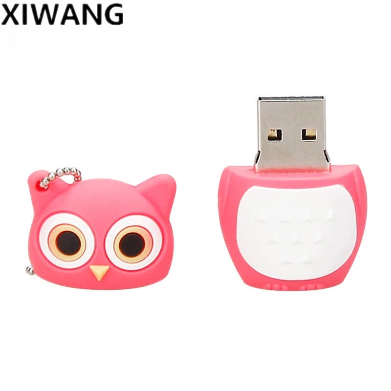 USB флеш-накопитель с милыми животными, 64 ГБ, флешка с рисунком совы, 8 ГБ, флеш-карта памяти, 16 ГБ, USB флешка, 32 ГБ, креативный специальный подарок