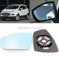 for ford kuga ecosport side view door mirror blue glass with base heated