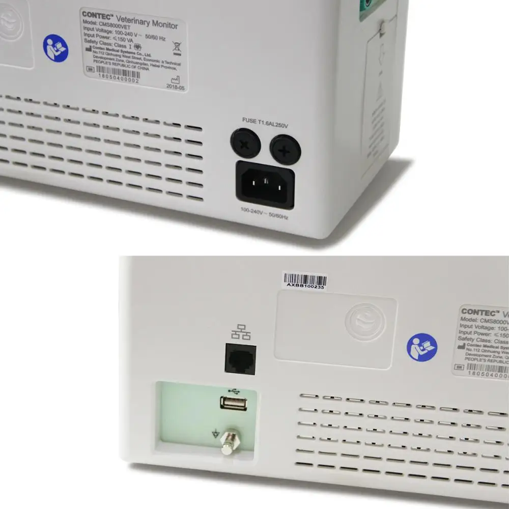 Фельдшерский Монитор пациента CMS8000 VET 6 параметров жизненные знаки ECG NIBP SPO2 RESP TEMP PR