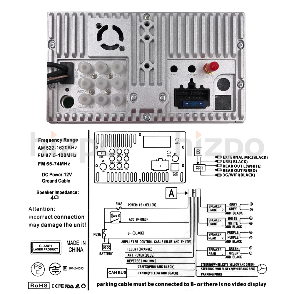 Четырехъядерный 1024*600 HD экран 2 Din Android 9 0 автомобильный DVD для Toyota Rav 4 RAV4 Аудио Видео