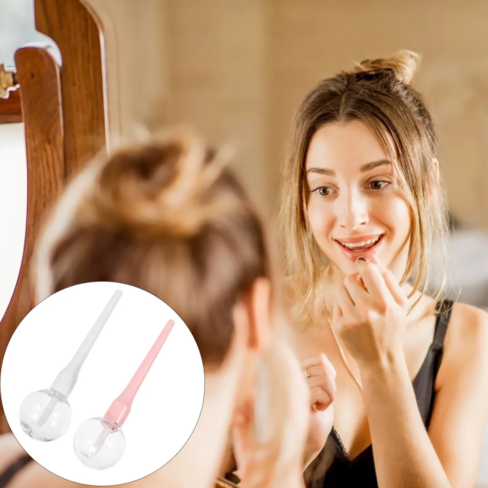 

10pcs Mini Refillable Lip Gloss Tube Lollipop Shaped Lipstick Cosmetic Container