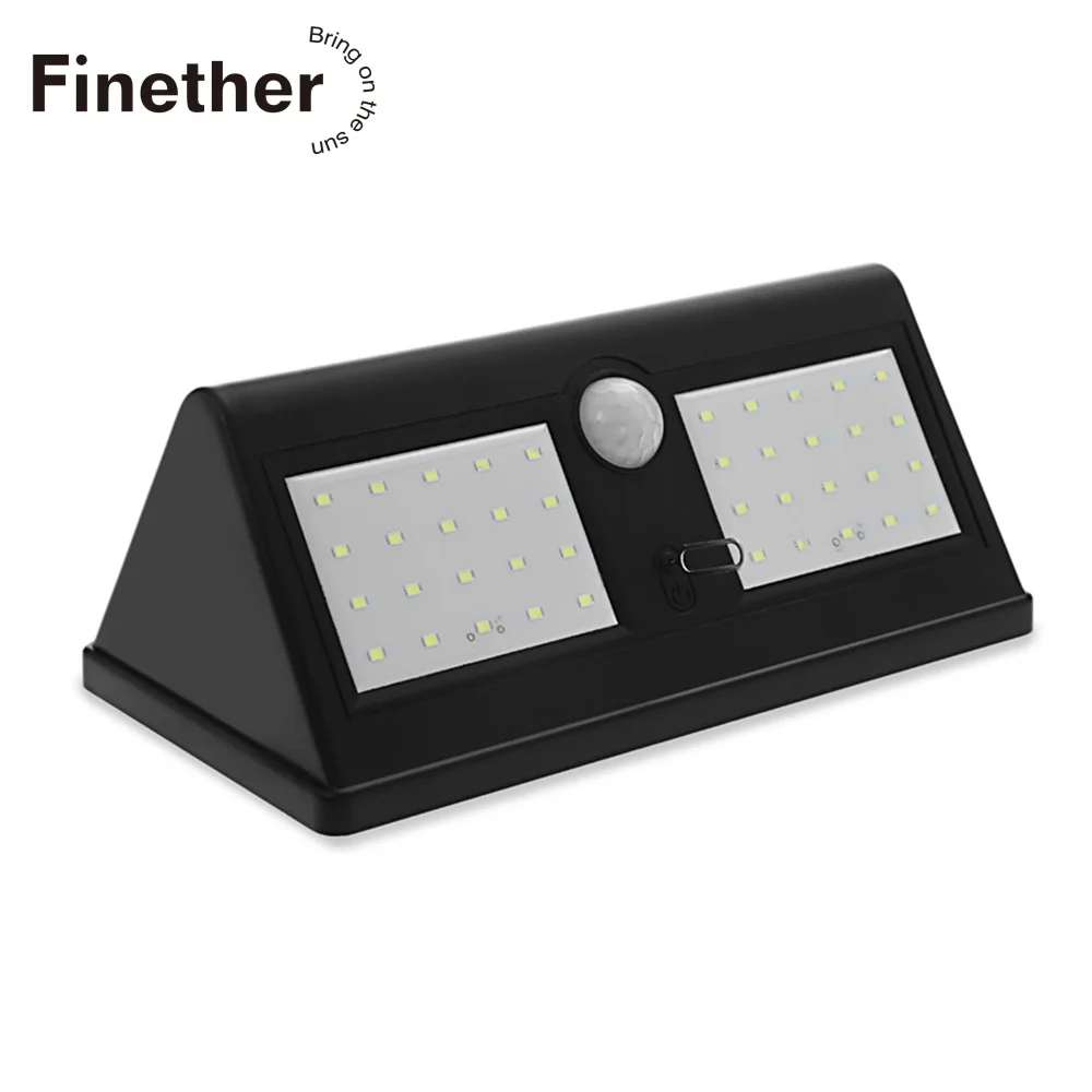 500LM Солнечный свет 40 LED Свет PIR датчик движения человеческого тела наружный