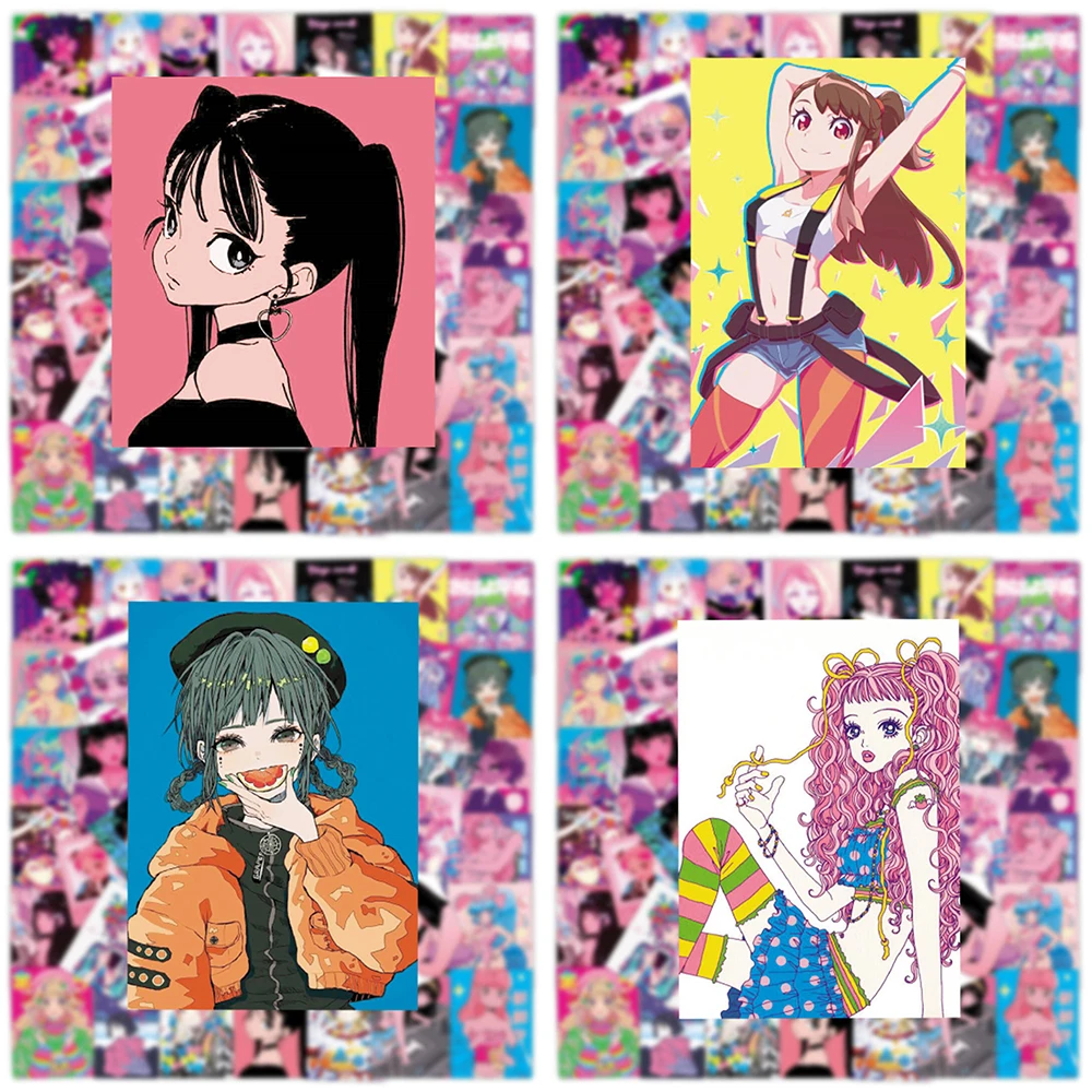 50 шт. девушка наклейки на стену для блокноты канцелярские товары рукоделия