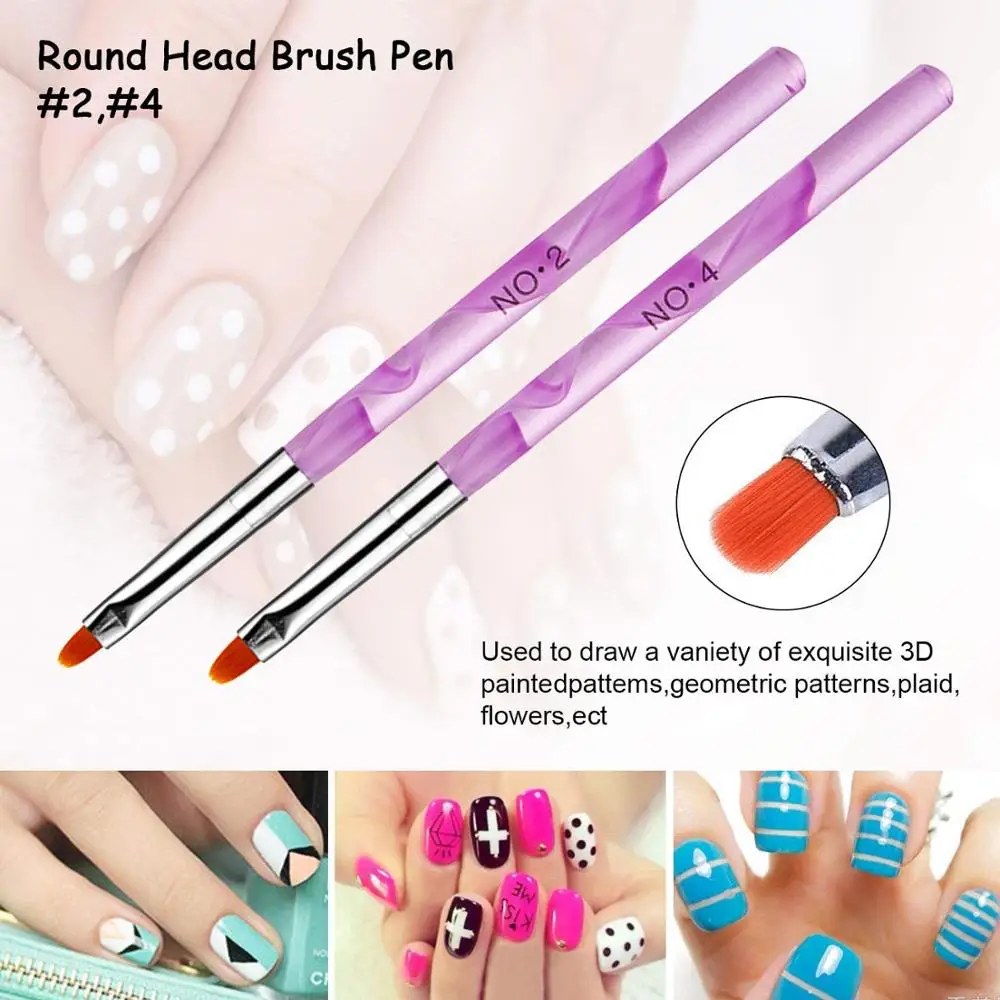 7 шт. кисти для маникюра с УФ-гелем | Красота и здоровье