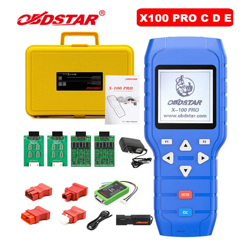 Оригинальный Автомобильный программатор OBDSTAR X 100 X100 Pro C D E для IMMO + одометр
