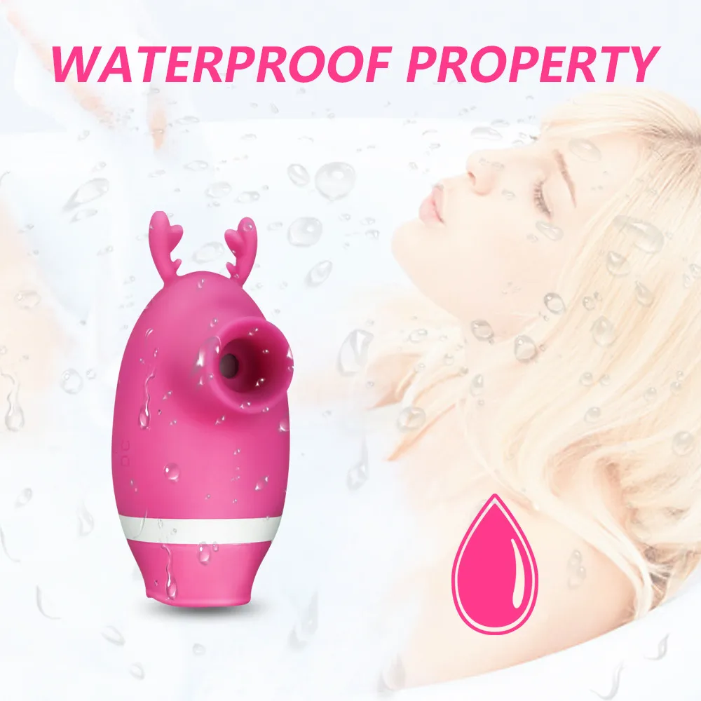 Вибрирующее яйцо в форме полости рта женское сосание сосков Стимулятор клитора
