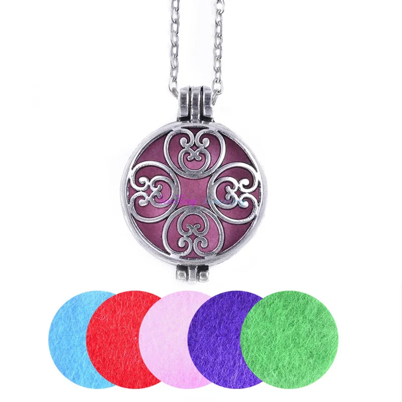 Винтажные медальоны серебряного цвета 1 шт. эфирное масло ароматерапия диффузор